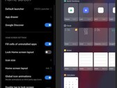 Poco Launcher 4.0 Paramètres et sélection de widgets (Source : Xiaomiui)