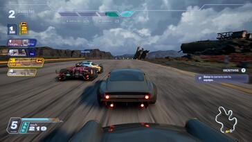 Photo : une capture d'écran du jeu Screamer.