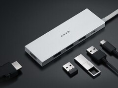 La station d'accueil Type-C 5-en-1 de Xiaomi prend en charge la connexion à un écran 4K via HDMI. (Image source : Xiaomi)