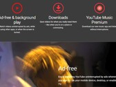 Les avantages de YouTube Premium à partir de début octobre 2022 (Source : Own)