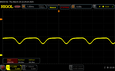 Scintillement PWM (40 % de luminosité)