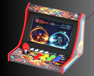 La face avant de la borne d'arcade iMP Mini Arcade Pro Switch est présentée (Image source : iMP Gaming PR)