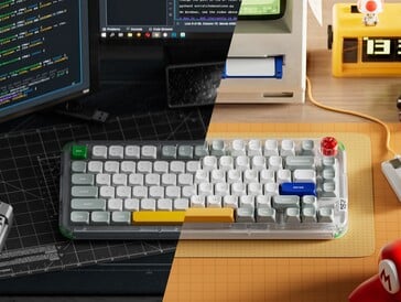 Clavier mécanique sans fil à profil hybride Nuphy kick75. (Source de l'image : NuPhy - édité)