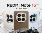 La série Redmi Note 15 se compose de cinq smartphones avec des modèles 4G et 5G dédiés. (Source de l'image : Xiaomi)