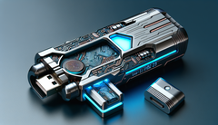 Clé USB sécurisée (générée avec DALL-E 3)