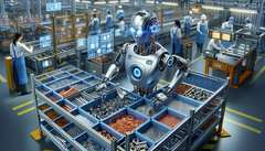 L'IA trie les matières premières (Source de l'image : Générée à partir de DALL-E 3)