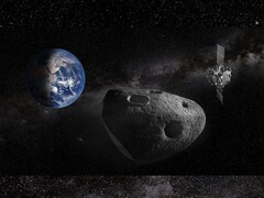 Représentation artistique de la mission Ramses (Image source : ESA-Science Office ; edited)