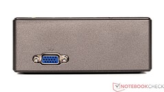 Côté gauche : Connexion VGA