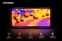 Le nouvel écran du V20. (Source : DOOGEE)