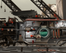 Dans FAR : Lone Sails, les joueurs doivent guider leur personnage sur des fonds marins asséchés à l'aide d'un navire à voile particulier. (Source de l'image : Steam)