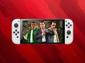 Portage de GTA 5 affiché sur une console Switch OLED