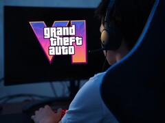 Configuration de jeu avec le logo GTA 6 sur l'écran