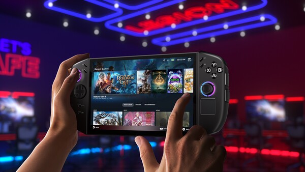 Sur cette image, le Lenovo Legion Go 2 fonctionne sous SteamOS. (Source de l'image : Evan Blass)