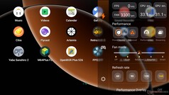 Une barre latérale offre plusieurs options