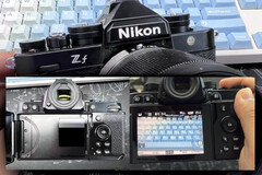 Les images du prochain Nikon Zf confirment un design d'inspiration rétro avec une bonne dose de commandes analogiques. (Source : Nikon Rumors)
