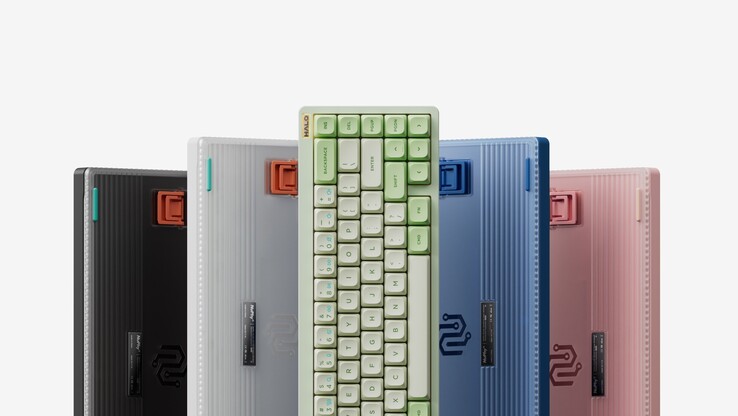 Le NuPhy Halo65 V2 est disponible en cinq couleurs : noir, blanc, vert, bleu et rose (source : NuPhy)