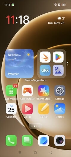 Logiciel du OnePlus 13 (ColorOS)