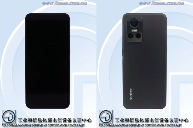 Le "Realme GT Neo3" sur TENAA. (Source : TENAA)