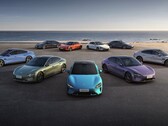 Une collection de berlines électriques Xiaomi SU7 (Image source : Xiaomi)