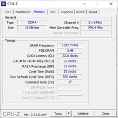 Mémoire CPU-Z