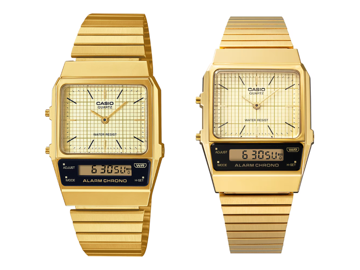 La montre Casio Vintage AQ800EG-9A. (Source de l'image : Casio)