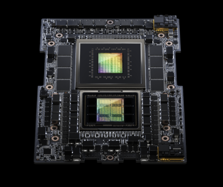 Le Grace Hopper GH200 de Nvidia en configuration simple. (Source : Nvidia)