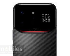 L'Infinix Note 60 Ultra dispose d'un petit écran dans le module de l'appareil photo.