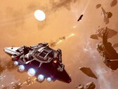 Capture d'écran du Jump Ship montrant une bataille spatiale