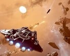 Capture d'écran du Jump Ship montrant une bataille spatiale
