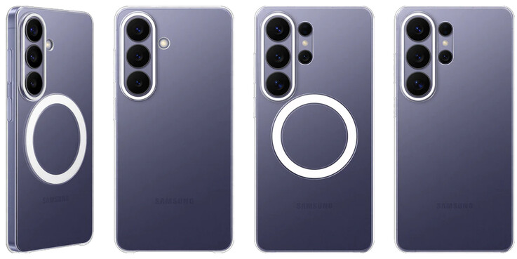 Fuite d'étuis de téléphone magnétiques et non magnétiques de la série Galaxy S26