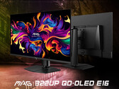 Le MAG 322UP QD-OLED E16 contient le même panneau Gen 3 QD-OLED que le MAG 321UP de l'année dernière. (Source de l'image : MSI)