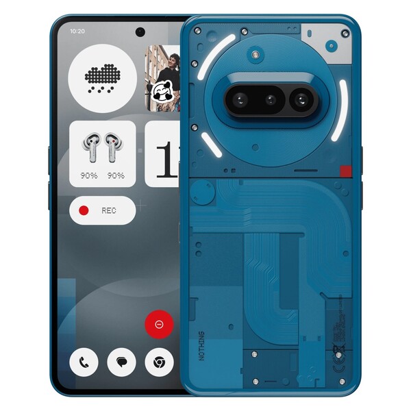 Le Blue Nothing Phone (3a) n'est pas disponible sur le site web de Nothing et dans les magasins partenaires. (Source de l'image : Nothing)
