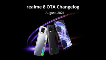 Mise à jour OTA du Realme 8. (Image source : Realme)