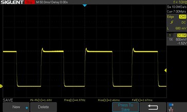 Temps de réponse : Mode le plus rapide, 100% noir à 100% blanc : 5,31 ms