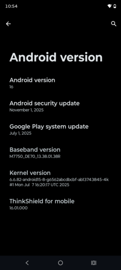 Logiciel Motorola Edge 70