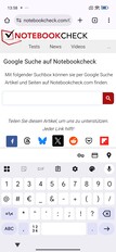 Gboard en mode portrait