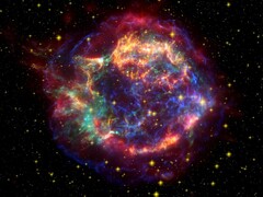 Image montrant les restes d'une supernova.