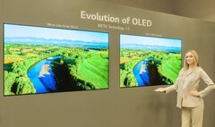 Les LG G3 OLED Smart TVs devraient avoir des panneaux plus lumineux et plus économes en énergie que les anciens LG OLED Smart TVs. (Image source : LG Display)