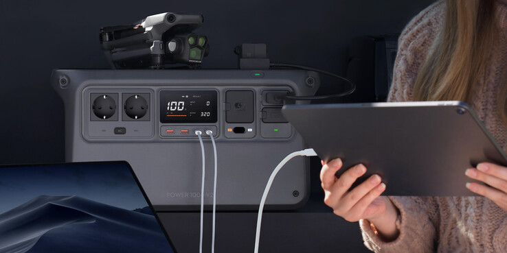 La centrale électrique permet de recharger rapidement les drones DJI (Image source : DJI)