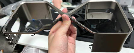 Prototype de la série RTX 40. (Source de l'image : OC3D)