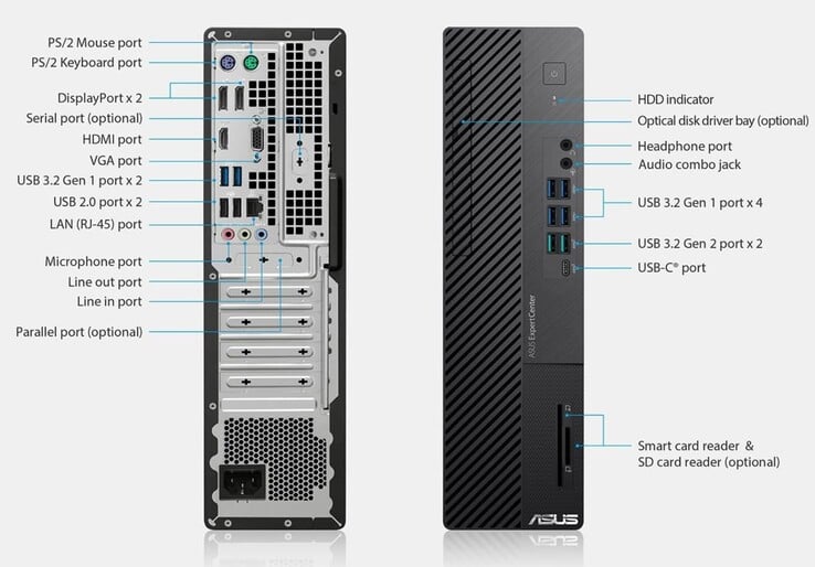 Asus ExpertCenter D9 SFF D900SC (source : Asus)