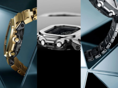 Trois nouvelles images inédites (en photo) de la future Casio GMW-BZ5000 full metal squares. (Source de l'image : @geesgshock sur Instagram)