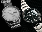 Une montre Citizen et une montre Seiko