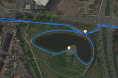 GPS Garmin 500 : parc.