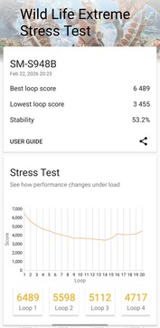 3DMark Wild Life Extreme Stress Test.
