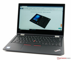 En test : le Lenovo ThinkPad L390 Yoga. Modèle de test aimablement fourni par campuspoint.de.
