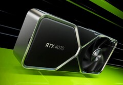 La RTX 4070 embarque 5 888 cœurs CUDA et 12 Go de VRAM GDDR6X. (Source : NVIDIA)