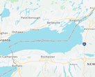 Le nom du lac Ontario reste inchangé sur MapQuest.