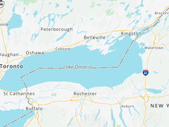 Le nom du lac Ontario reste inchangé sur MapQuest.