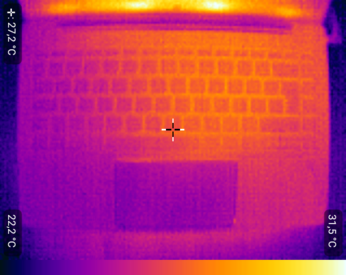 Carte thermique : Ralenti - Haut